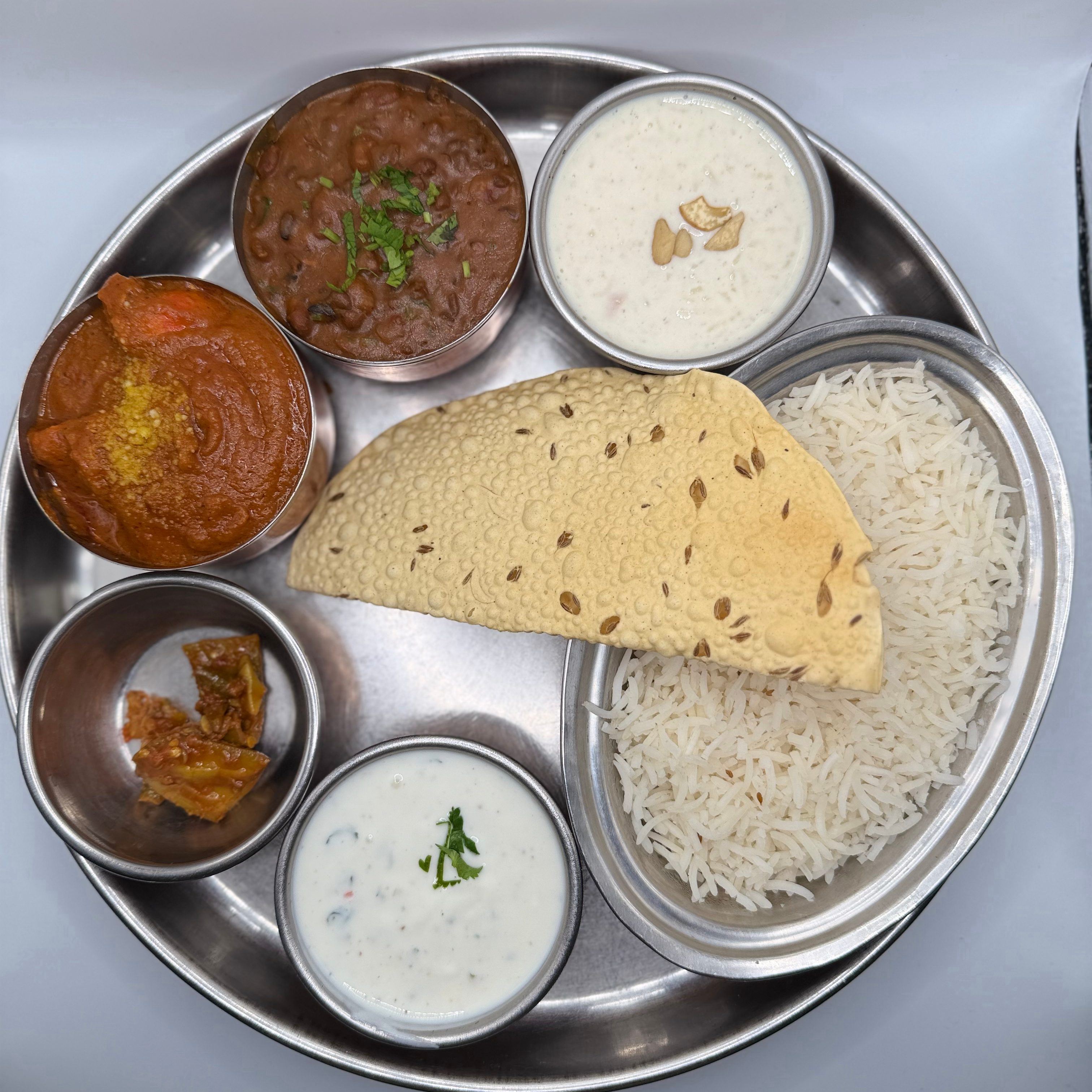 Indian Thali.
