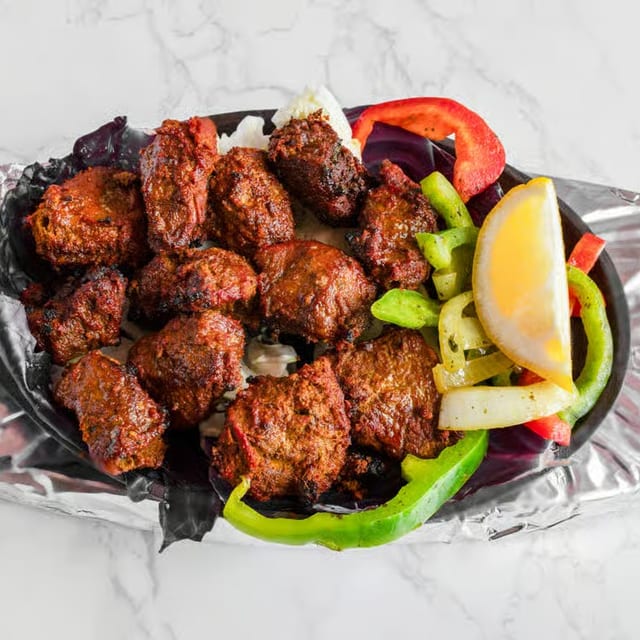 Lamb Boti Kebab.