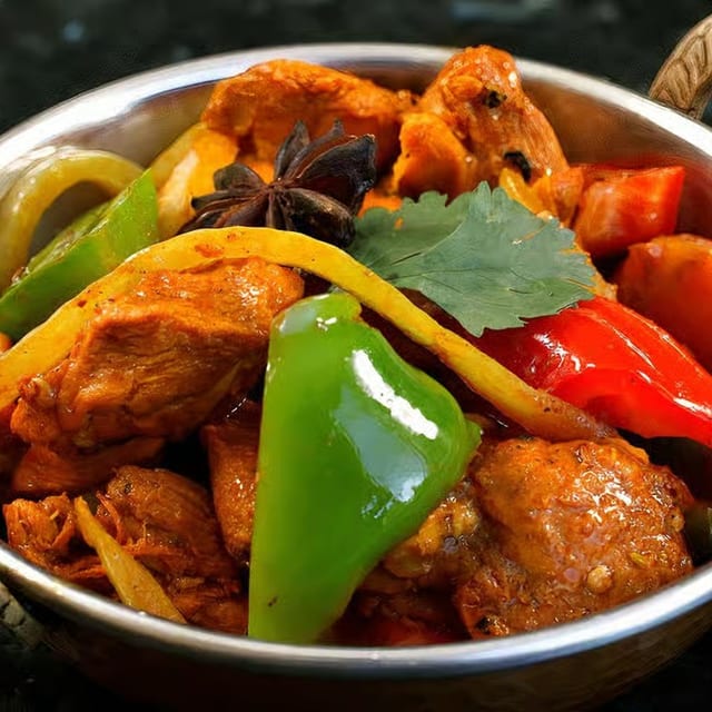 Chicken Jalfrezi.
