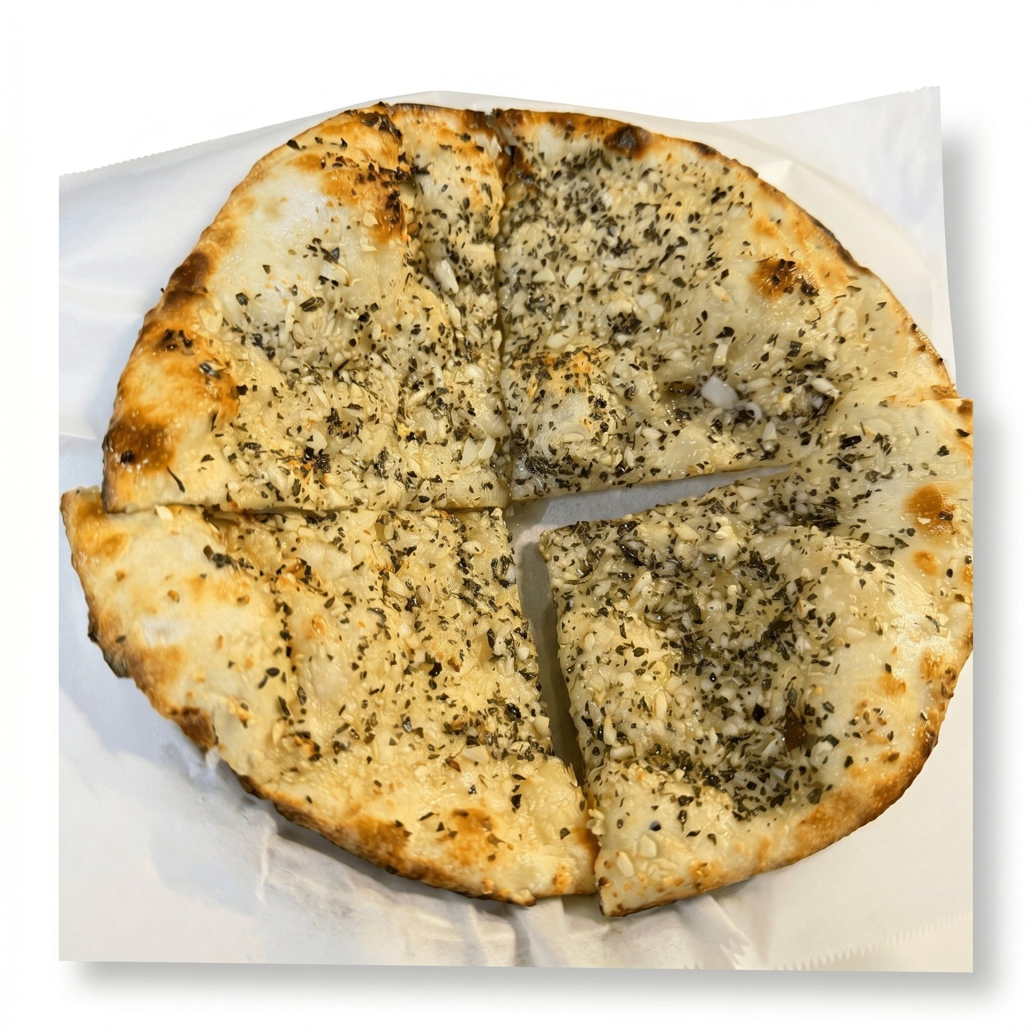 Basil Garlic Naan.
