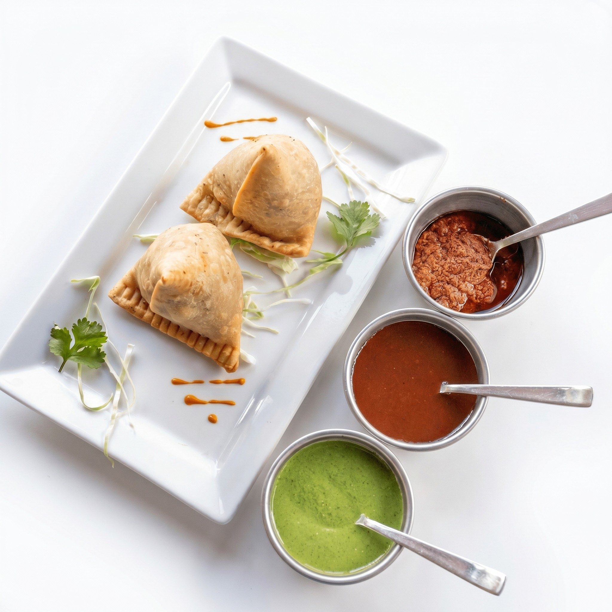 Vegetable Samosa.