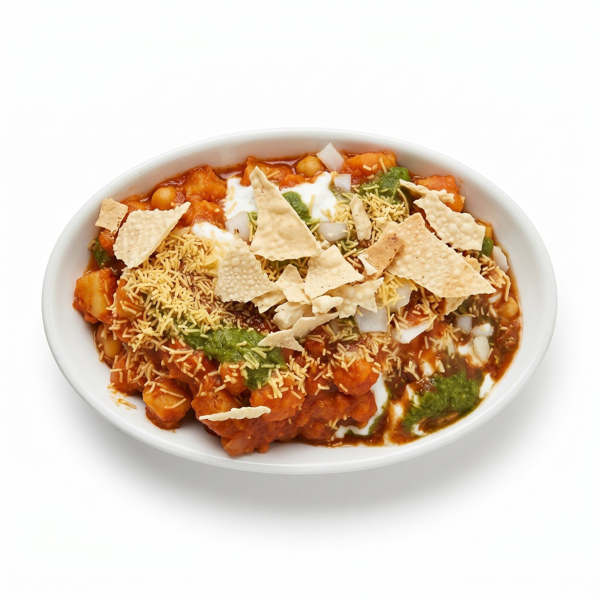 Aloo Tikki Chaat.