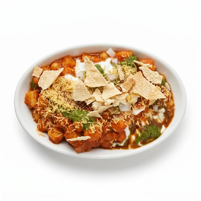 Aloo Tikki Chaat.