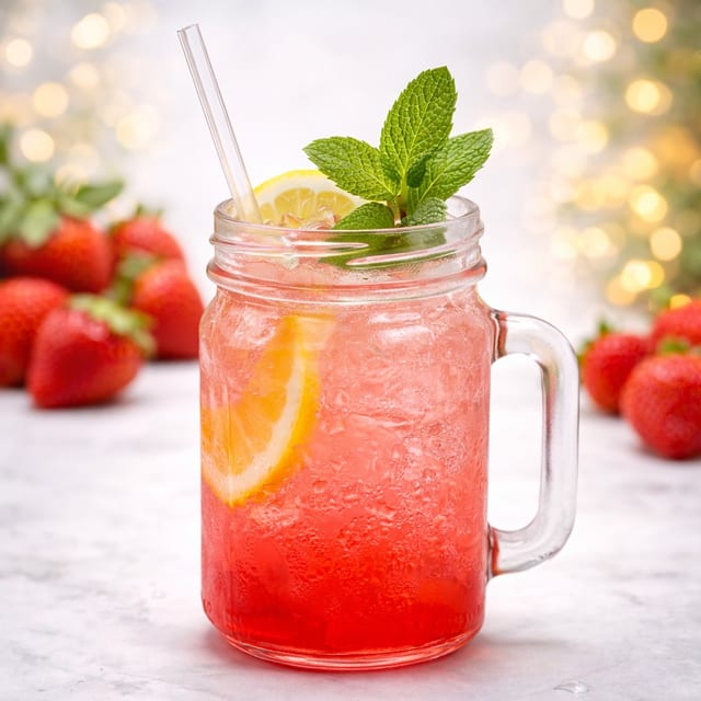 🍓Strawberry Lemon Slush.