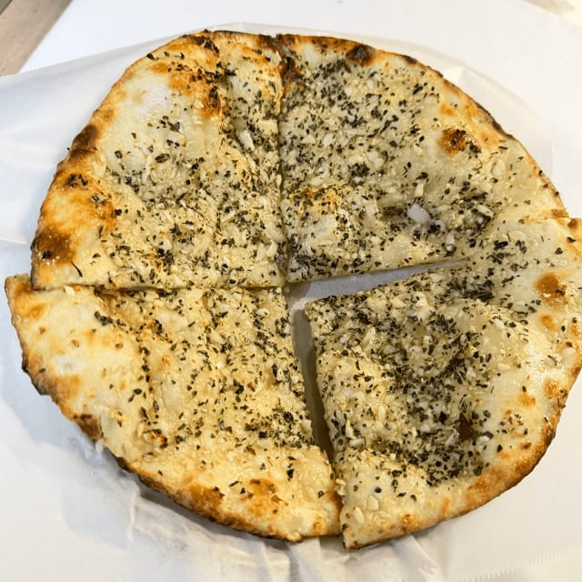 Basil Garlic Naan.