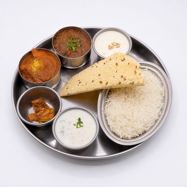 Indian Thali.
