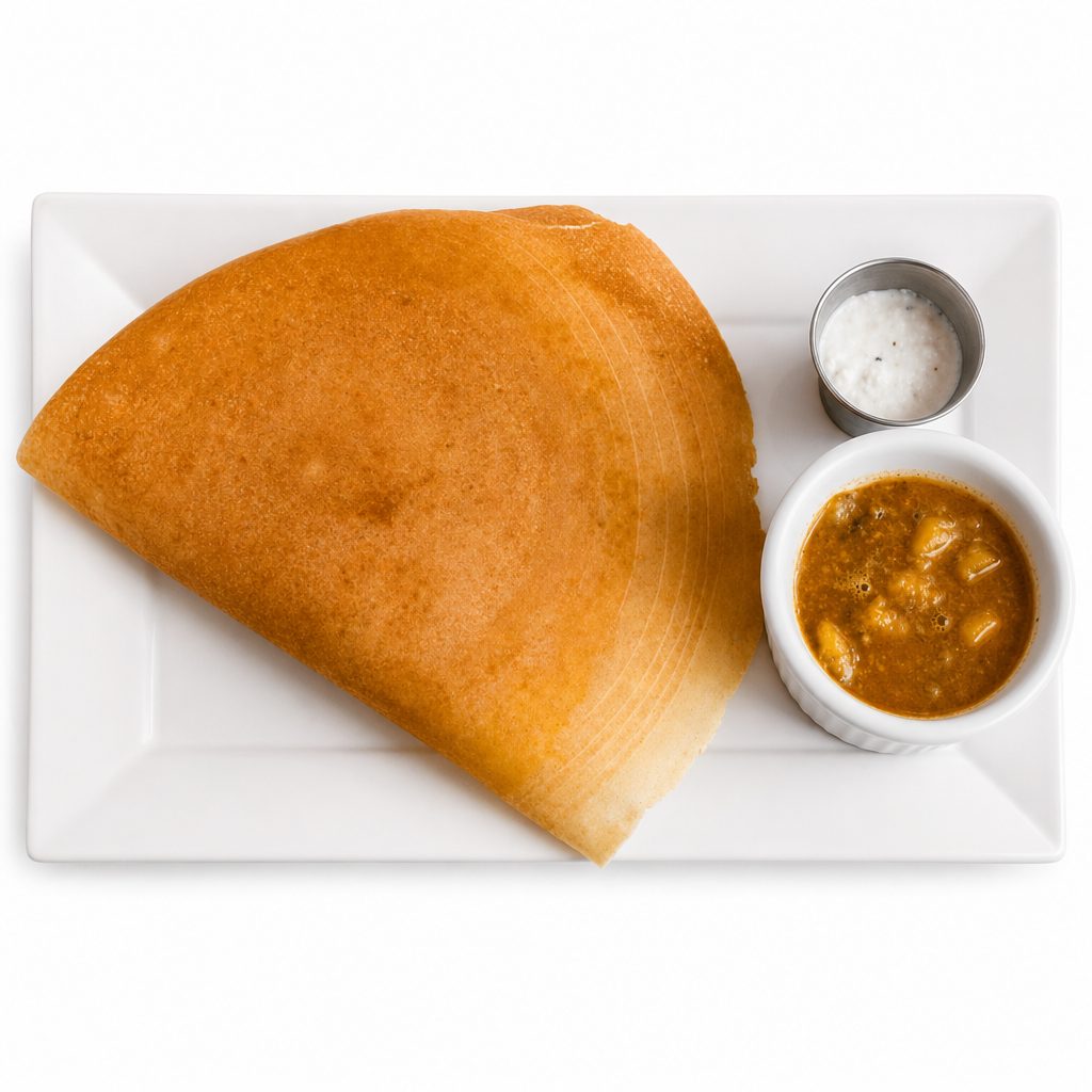 Egg Masala Dosa.