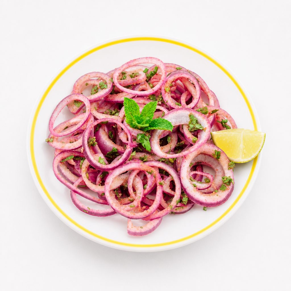 Onion, Chili and Lemon Salad.