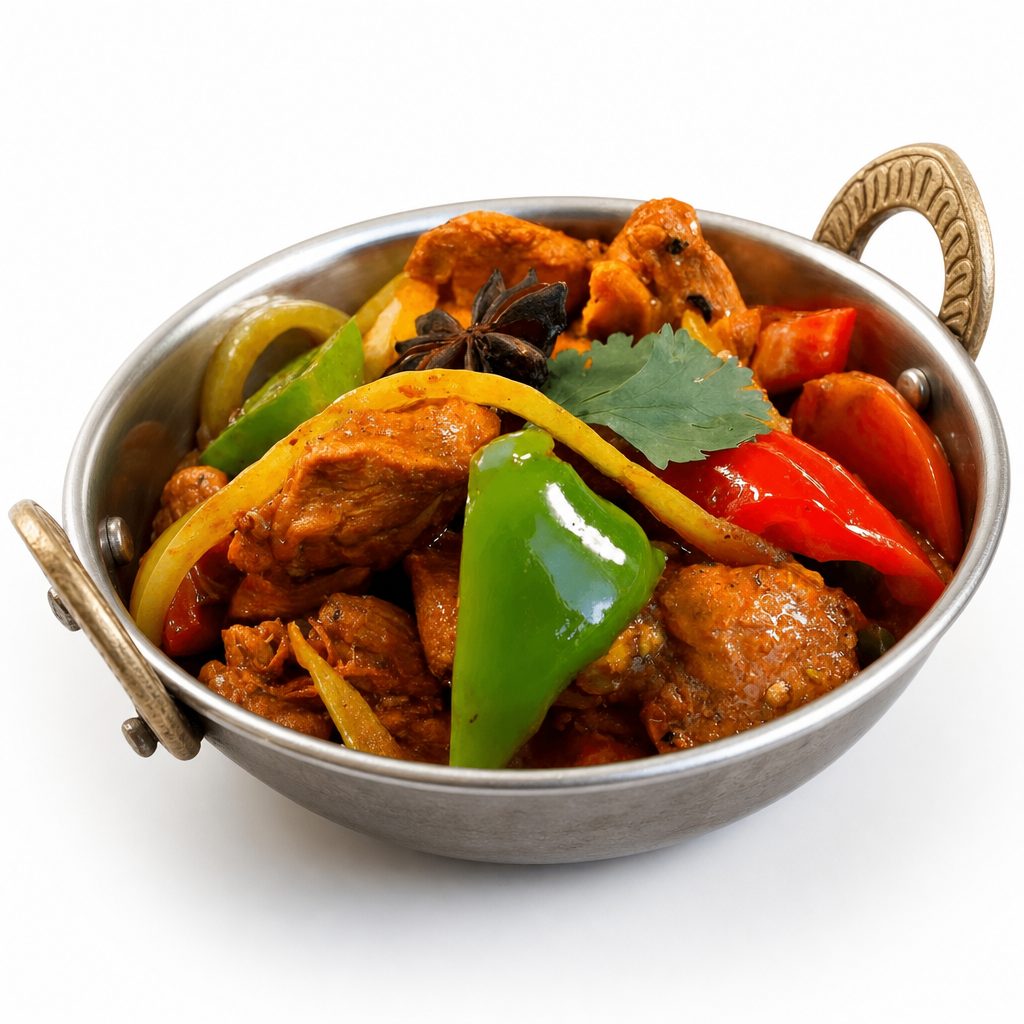 Chicken Jalfrezi.