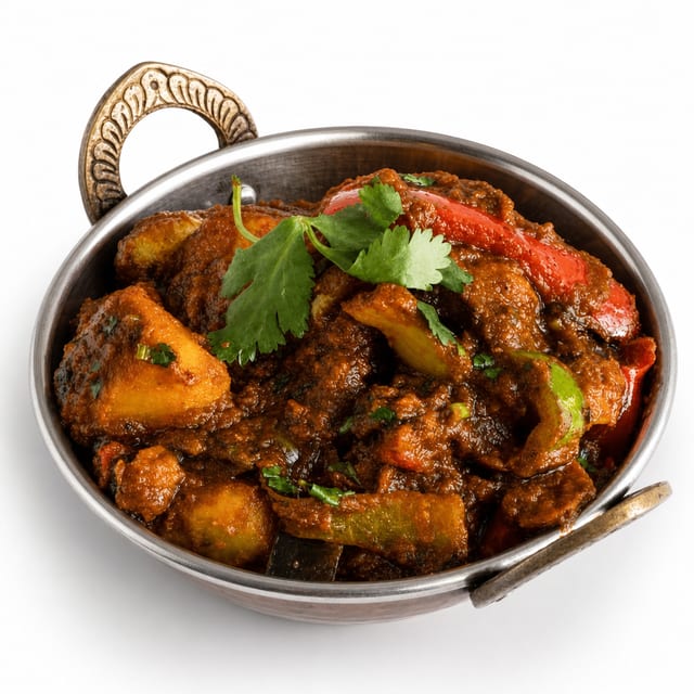 Vegetable Jalfrezi.