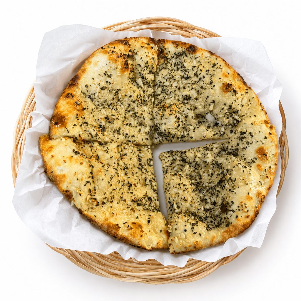 Basil Garlic Naan.
