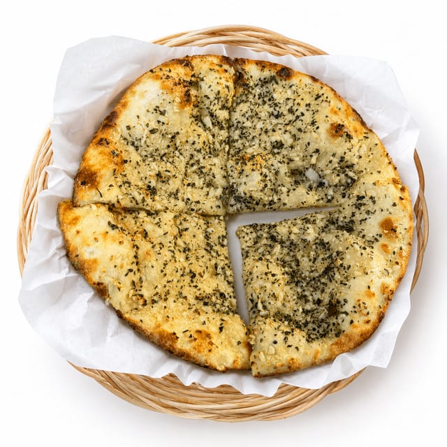 Basil Garlic Naan.