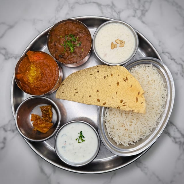 Indian Thali.