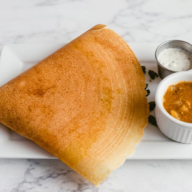 Egg Masala Dosa.