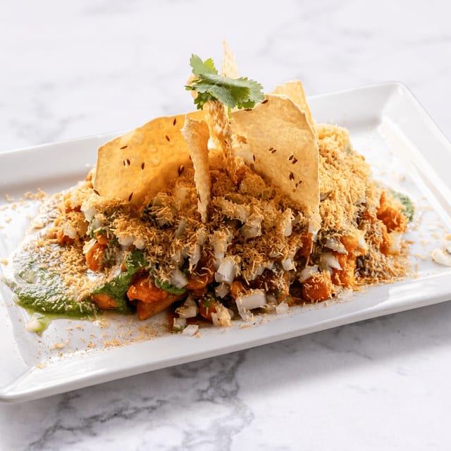 Samosa Chaat.