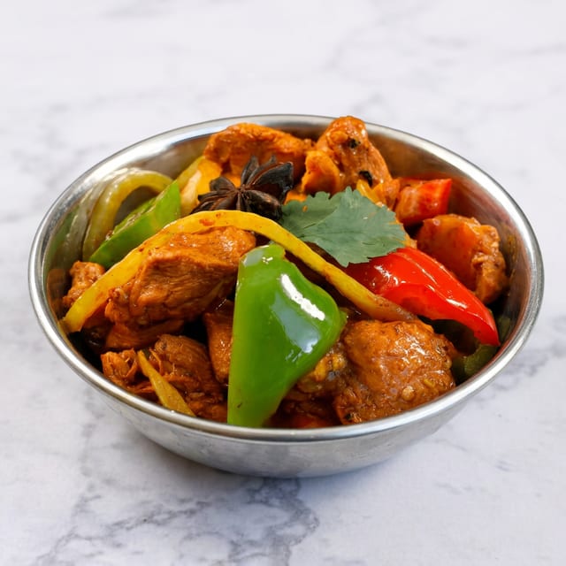 Chicken Jalfrezi.