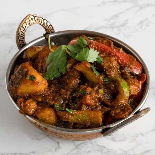 Vegetable Jalfrezi.