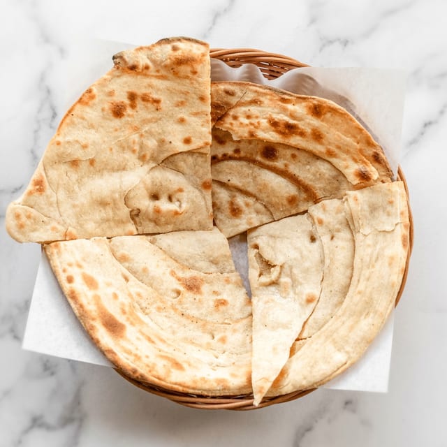 Gluten Free Plain Naan.