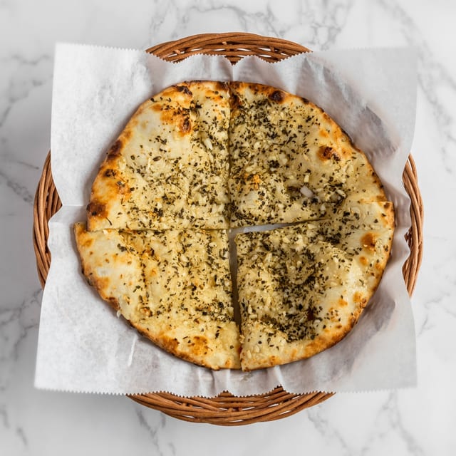 Basil Garlic Naan.